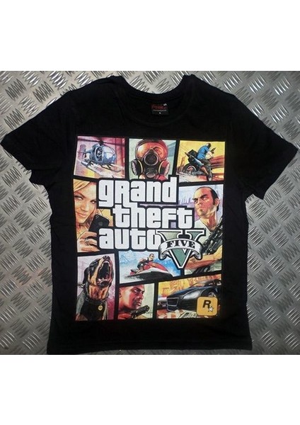 Gta Baskılı T-Shirt