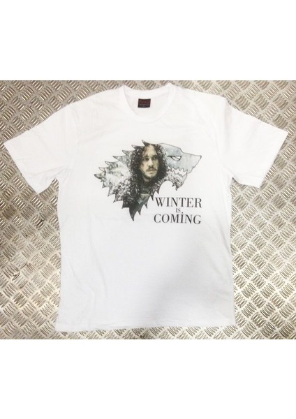 Game Of Thrones Baskılı T-Shirt