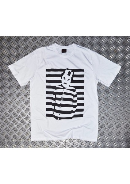Charlıe Chaplın Baskılı T-Shirt