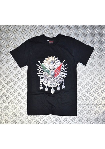 Osmanlı Tuğrası Baskılı T-Shirt