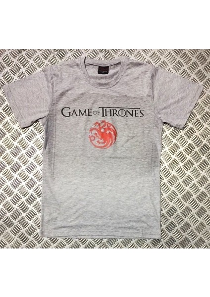 Game Of Thrones Baskılı T-Shirt