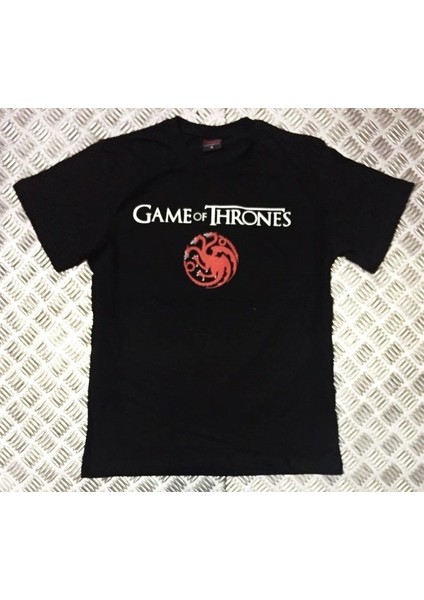 Game Of Thrones Baskılı T-Shirt