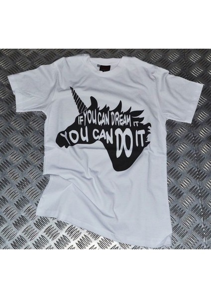 Unıcorn Baskılı T-Shirt