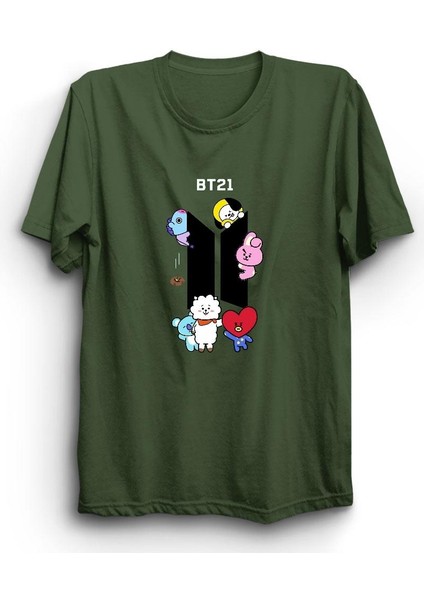 BT21 Bts Baskılı Tshirt