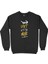 Drift In To The Music Siyah Sweatshirt 1