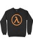 Half Life Logolu Siyah Sweatshirt 1