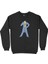 Joker From Batman Siyah Sweatshirt 1