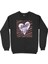 Love Is In The Air Siyah Sweatshirt 1