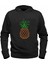 Ananas Baskılı Çocuk Siyah Sweatshirt 1