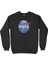 Nasa Yazılı Siyah Sweatshirt 1