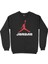 Kırmızı Jordan Air Siyah Sweatshirt 1