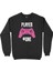 Player One Siyah Sweatshirt 1