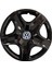 Volkswagen Jetta 16'' Inç Piano Black 4'lü Set Jant Kapağı Çelik Jant Görünümlü 1
