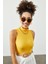 Sarı Yarım Balıkçı Boğaz Bluz 2KXK2-45448-10 3