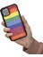 Apple iPhone 11 Pro Lucca Gökkuşağı Deri Arka Telefon Kılıfı 4