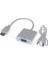 HDMI To VGA Ses Çıkışlı Kablo Çevirici Dönüştürücü Adaptör 1