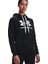 Kadın UA Rival Fleece Logo Kapüşonlu Üst 1356318-001 1