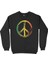 Barış Simgesi Siyah Sweatshirt 1