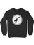 Beyaz Bass Gitar Siyah Sweatshirt 1