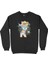 Star Girl Siyah Sweatshirt 1