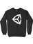 Unity Logo Siyah Sweatshirt 1