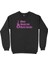 Pembe Words Fail Music Speaks Siyah Sweatshirt 1