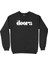 The Doors Logolu Siyah Sweatshirt 1