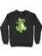 Timsah Siyah Sweatshirt 1