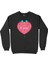K Pop Kalpli Siyah Sweatshirt 1