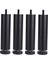 Alüminyum Alaşım Ayarlanabilir Mobilya Bacakları, Koltuk, Dolap, Kanepe, Dresser (4 Set) - Siyah 25 cm (Yurt Dışından) 1