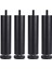 Alüminyum Alaşım Ayarlanabilir Mobilya Bacakları, Koltuk, Dolap, Kanepe, Dresser (4 Set) - Siyah 25 cm (Yurt Dışından) 2