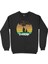 Baba Oğul Balıkçılık Siyah Sweatshirt 1