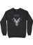 Deer Geyik Siyah Sweatshirt 1