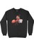 Akordeon Çalan Karınca Siyah Sweatshirt 1