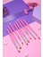 Tırnak Süsleme Nail Art 8'li Fırça Seti Pembe Renk Iman Of Noble 1