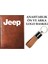 Jeep Logolu Taba Ruhsat Kabı ve Jeep Logolu Anahtarlık 1