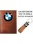 Bmw Logolu Taba Ruhsat Kabı ve Bmw Logolu Anahtarlık 1