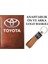 Toyota Logolu Taba Ruhsat Kabı ve Toyota Logolu Anahtarlık 1