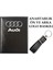 Audi Logolu Siyah Ruhsat Kabı ve Audi Logolu Anahtarlık 1