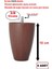 Armut Plastik Baza Ayağı Koltuk - Kanepe Ayağı 6 Adet Ceviz 10 cm 3/8 Vida - (Vida Ölçüsüne Dikkat) 2