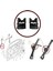 BWR5419 Audi A3 S3 Sportback 8V Mk3 Için Ön Cam Kriko Klips Seti 8V4837461 8V4837462 2
