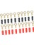 10 Pairs 8 Awg Güç Topraklama Tel Konnektörler Çeşitler Sıkma Yüzük Terminalleri (Yurt Dışından) 1