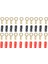10 Pairs 8 Awg Güç Topraklama Tel Konnektörler Çeşitler Sıkma Yüzük Terminalleri (Yurt Dışından) 2
