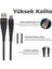Apple iPhone Uyumlu Lightning 5A 100 W Örgülü Hızlı Şarj ve Data Kablosu 1 Metre 4