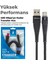 USB Type-C Pd 5A 100 W Örgülü Hızlı Şarj ve Data Kablosu 2 Metre 5