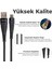 USB Micro 5A 100 W Örgülü Hızlı Şarj ve Data Kablosu 1 Metre 4