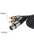 Rca Erkek Xlr Kadın Hoparlör Kablosu Y-Splitter Konnektör Adaptörü Kablosu 1m (Yurt Dışından) 3