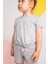 Kız Bebek Gri Bağlamalı Crop T-Shirt (9AY-4YAŞ) 2