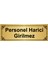 Personel Harici Girilmez 7 x 20 cm Gümüş Renk Metal Yönlendirme Levhası 1