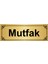 Mutfak 7 x 20 cm Altın Renk Metal Yönlendirme Levhası 1